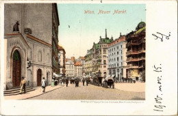 T2 1900 Wien, Vienna, Bécs; Neuer Markt / Square. Wedemeyer & Co. - Ohne Zuordnung