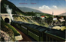 * T2/T3 1914 Visegrad, Railway Tunnel, Locomotive, Train (EK) + "K. Und K. Bahnpost Sarajevo-Visegrad 113." - Unclassified