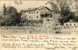 T3/T4 1898 (Vorläufer) Rohatec, Rohatetz; Zuckerfabrik / Sugar Factory (tear) - Ohne Zuordnung