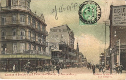 T2 1911 Johannesburg, Corner Of Joubert And Pritchard Streets, Stuttaford & Co., D.W. Sims, The Anglo Austrian Boot, Sho - Unclassified