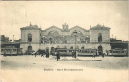 * T3 1902 Paris, Gare Montparnasse / Railway Station, Trams (Rb) - Sin Clasificación