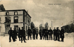 T2/T3 1916 Villers-la-Montagne, WWI German Soldiers With Ruins In Winter (EK) - Non Classés