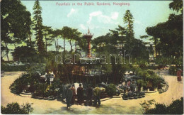 ** T2/T3 Hongkong, Fountain In The Public Gardens (gluemark) - Unclassified