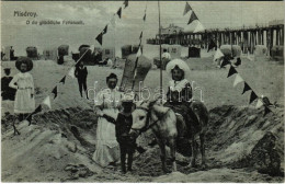 ** T1/T2 Miedzyzdroje, Misdroy; O Du Glückliche Ferienzeit / Beach, Girl On Horseback In The Sand. Verlag Von Arthur Sch - Ohne Zuordnung