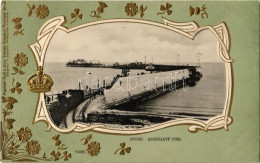 ** T2/T3 Dover, Admiralty Pier. Raphael Tuck & Sons "United Kingdom" Postcard Series 752/II. Art Nouveau, Emb. - Zonder Classificatie