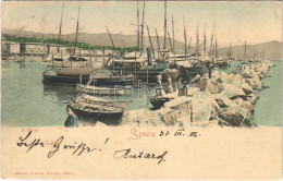 T2/T3 1902 La Spezia, Il Porto, Trasporto Polveri / Port, Steamships (EK) - Non Classificati