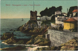 ** T1 Nervi, Passeggiata A Mare E Torre Gropallo / Promenade, Tower - Zonder Classificatie