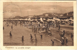 T2/T3 1926 Viareggio, La Splendida Spiaggia / Beach (EK) - Non Classificati