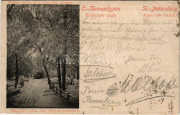 T2/T3 1908 Saint Petersburg, St. Petersbourg, Petrograd; Jussupow Garten / Park In Winter - Non Classés