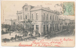 T2/T3 1901 Galati, Galatz; La Bourse / Stock Exchange. TCV Card (worn Corners) - Unclassified