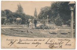 T2/T3 1901 Turnu Severin, Szörényvár; Gradina Publica / Park (EK) - Ohne Zuordnung