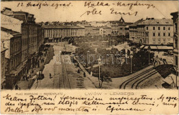 T2/T3 1900 Lviv, Lwów, Lemberg; Plac Maryacki / Marienplatz / Square (EK) - Ohne Zuordnung