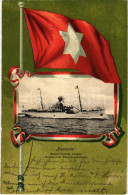 T2/T3 1902 PANNÓNIA Magyar-horvát Tengeri Gőzhajózási Részvénytársaság. Kunstanstalt Brüder Pick / Hungarian Sea-going P - Zonder Classificatie