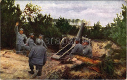 ** T1 Világháború 1914-15 - 15 Cm Tarack Elsütés Előtt Oroszországban / Weltkrieg 1914-1915 - 15 Cm Haubitze Vor Dem Abf - Ohne Zuordnung