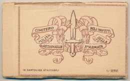 Cimitero Militare Di Redipuglia, Agli Invitti Della 3a Armata - 1. Serie / WWI Italian Military Cemetery - Postcard Book - Sin Clasificación