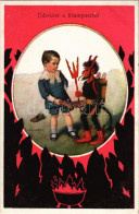 ** T1 Üdvözlet A Krampusztól / Krampus Greeting. Nr. 22-243. - Non Classés