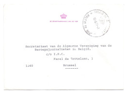 Belgique Franchise De Port De Grootmaarschalk Van Het Hof Palais De Bruxelles IPC 1981 - Portofreiheit