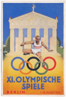 T2/T3 1936 Berlin XI Olympische Spiele / 1936. évi Nyári Olimpiai Játékok / 1936 Summer Olympics + So. Stpl S: Schroffne - Non Classés