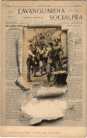 ** T2/T3 1902 L'Avanguardia Socialista - Periodico Settimanale. G. Modiano E Co. / Art Nouveau, Italian Socialist Newspa - Zonder Classificatie