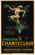 ** T1 L'Embrocation Chanteclair / Francia Testápoló Reklám / French Body Lotion Advertisement S: Michel Libeaux - Non Classés