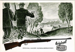 ** T1 Original Mauser Kleinkaliberbüchsen / Német Fegyver Reklám, Vadász Puska / German Small Caliber Rifle Gun Advertis - Unclassified