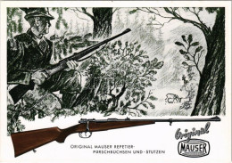 ** T1 Original Mauser Kleinkaliberbüchsen / Német Fegyver Reklám, Vadász Puska / German Small Caliber Rifle Gun Advertis - Non Classés