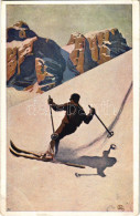 ** T2/T3 Téli Sport, Síelés / Winter Sport, Skiing. B.K.W.I. 519-2. S: Otto Barth (EK) - Ohne Zuordnung