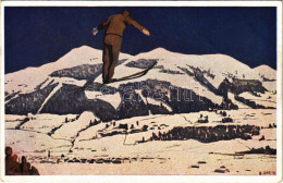 ** T1/T2 Téli Sport, Síelés / Winter Sport, Skiing. B.K.W.I. 519-6. S: Otto Barth - Non Classés