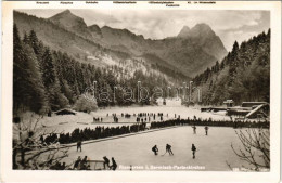 T2 1943 Garmisch-Partenkirchen, Riessersee Wintersportplatz / Winter Sport, Ice Hockey, Ice Skating + "Olympiadorf Heilk - Ohne Zuordnung