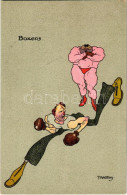 ** T2/T3 Ökölvívók / Boxers, Sport Humor. P. & C.M. Serie 116. Litho S: T. Martiny (EK) - Sin Clasificación