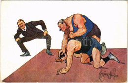 ** T3 Birkózás / Wrestling, Sport. B.K.W.I. 492-6. S: Fritz Schönpflug (fa) - Non Classés