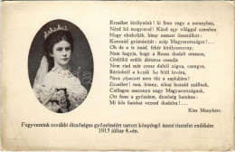 ** T2/T3 Elisabeth Von Österreich-Ungarn / Erzsébet Császárné és Királyné (Sissi). Fegyvereink További Dicsőséges Győzel - Ohne Zuordnung