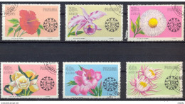 LOTE 1878  ///  (C120)  PANAMA FLORES 1967 YVERT Nº: A374 / A379     ¡¡¡ OFERTA !!! - Panamá