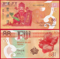 Fiji 88 Cents 2022 P-123 "Lucky Note" UNC - Fiji