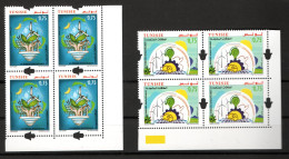 2023- Tunisia - Renewable Energies- Sun- Wind- Wind Turbine- Hands- Plants- Lamp- Block Of 4 -Set 2v.MNH** - Protection De L'environnement & Climat