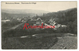 Hermeton S/ Sur Meuse Panorma Du Village - Hastière CPA RARE Province De Namur - Hastière