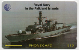 Falkland Islands - HMS Iron Duke - 59CFKC - Falkland