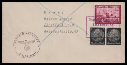 Luxemburg 1941: Brief  | Besatzung, Dienstpost, Zivilverwaltung | Heinerscheid;Heinerscheid, Frankfurt - 1940-1944 Occupazione Tedesca