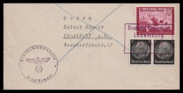 Luxemburg 1941: Brief  | Besatzung, Dienstpost, Zivilverwaltung | Heinerscheid;Heinerscheid, Frankfurt - 1940-1944 Occupation Allemande