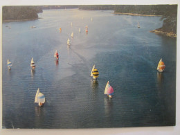 Delcampe - CPA  VUE DU PONT DE CORNOUAILLE LA DESCENTE DE L ODET SOUS SPINAKER - Bénodet