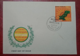 1985 PAKISTAN FDC COVER WITH STAMP OVERWHELMING MANDATE BY THE PEOPLE - Pakistan