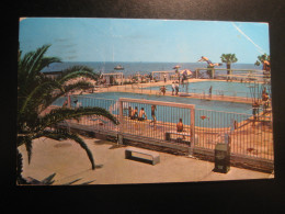 NEW ORLEANS Louisiana Pontchartrain Beach Swimming Pools Slight Folded And Damaged Postcard USA - New Orleans