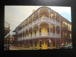 NEW ORLEANS Louisiana Lace Balconies Royal Street Cancel 1968 To Sweden Postcard USA - New Orleans