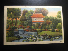 PHILADELPHIA Pennsylvania Pagoda Fairmount Park Postcard USA - Philadelphia