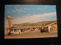 PRESCOTT National Forest Arizona Cascade Motel NEW HAVEN Cancel Postcard USA - Otros & Sin Clasificación