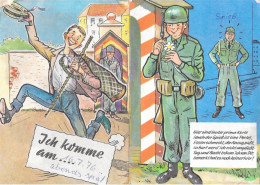 Militaria, Humour Allemand - Ich Komme Am... Hier Sind Lauter Prima Kerle (J'arrive à ... Il Y A Des Gens Formidables) - Humour