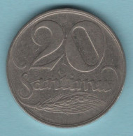 LETTLAND - 20 SANTIMS 1922 - Letland