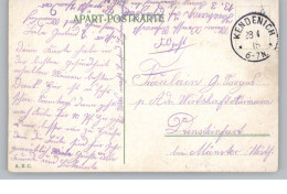 5030 HÜRTH - KENDENICH, Postgeschichte, Einkreisstempel 1915, Feldpost - Hürth