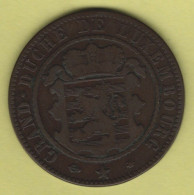 LUXEMBOURG - 10 CENTIMES 1865 - Luxemburgo