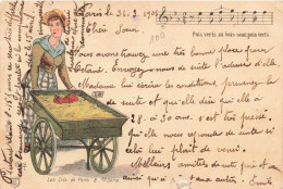ILLUSTRATEURS - Non Signés - Les Cris De Paris  - Colorisé - Carte Postale Ancienne - Non Classificati